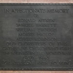 Carlisle Cathedral Choristers WW2 Memorial