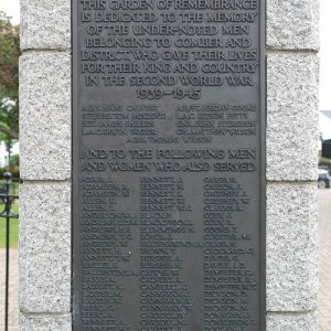 Comber World War Two Memorial, County Down