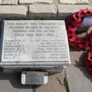 Erdington Postmen World War One Memorial
