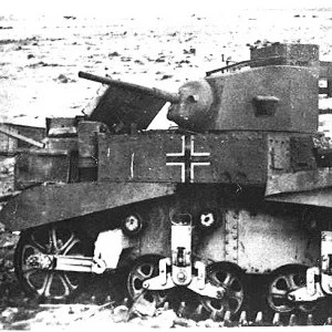 Stuart Tank with German Markings