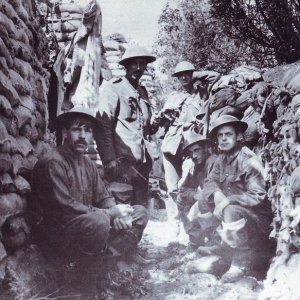 Soldiers in Trenches