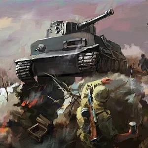 Tiger WW2 artwork