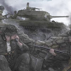 Ambush WW2 artwork