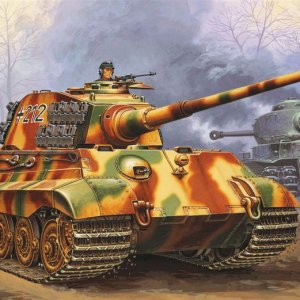 Tiger 2 tank painting