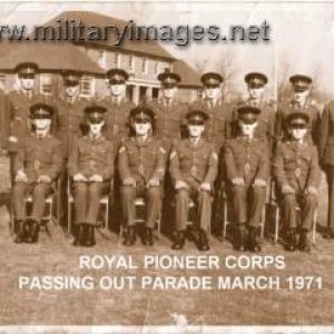 ROYAL PIONEER CORPS. PASSING OUT PARADE. 71.