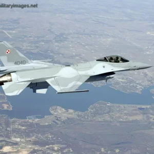 First flight Polish F-16