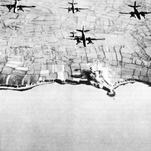 Pre Invasion Bombing of the Point Du Hoc