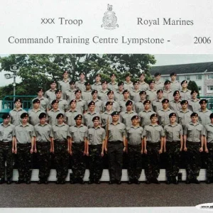Pauls training Troop - Lympstone 2006