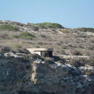 Coastal searchlight emplacement