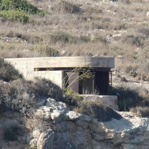Coastal searchlight emplacement