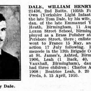 DALE William Henry