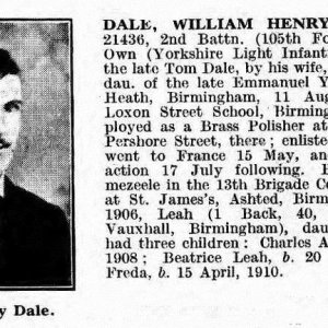 DALE William Henry