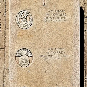 William JEFFRIES. Albert WARREN. John HUGHES.