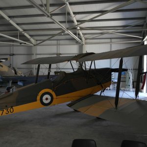 Spitfire and Tiger Moth
