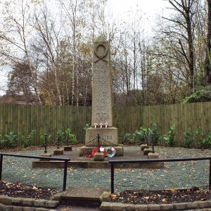 Park Hall War Memorial, near Cheadle Staffordshire