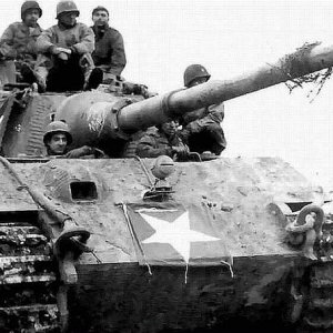 Captured Tiger tank