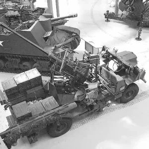 Morris truck with Bofors