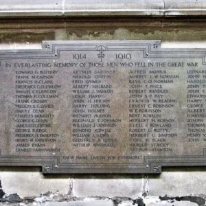 Stafford, St Mary's War Memorial.