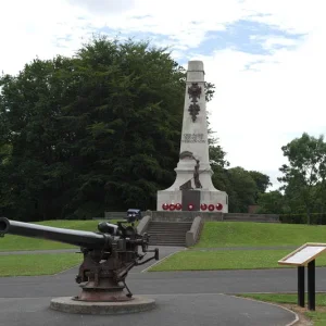 Bangor Cenotaph and U-19 Gun