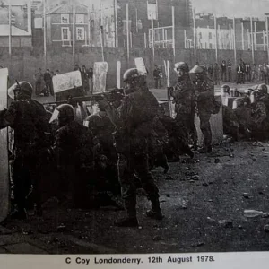Glosters in Londonderry 1978