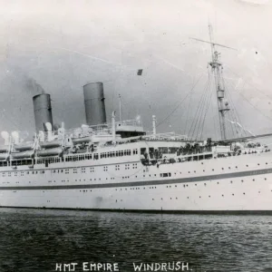 Media 'HM Troop ship Empire Windrush' in category 'Military Ships'