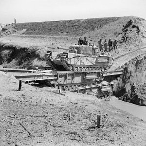Churchill tank of the North Irish Horse - Italy 1945