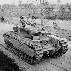 Churchill Tank Italy 1945