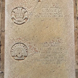 Griffith DAVIES,  Henry George Samuel BULTZ (a.k.a. Harry LOWTHER), Sidney Herbert Harold ROBERTS