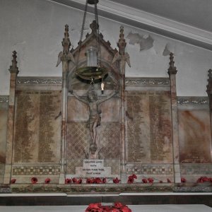 St Mary's Church War Memorial, Uttoxeter, Staffordshire