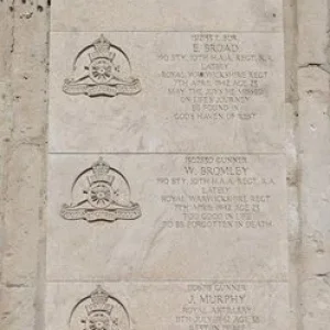 Randolph Lawrence DUTTON, Wilfred BAINES, Eric BROAD, William BROMLEY, John MURPHY, Gerald Algene Gray TARR