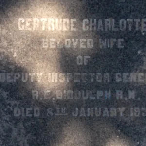 Gertrude Charlotte BIDDULPH.  Richard Edmund BIDDULPH