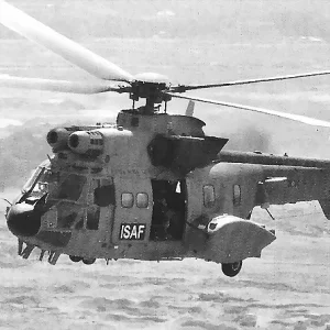 ISAF puma helicopter