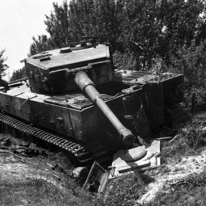 Destroyed Tiger Tank WW2
