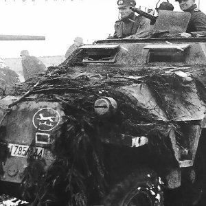 Sd.Kfz. 250 halftrack, Ardennes 1944
