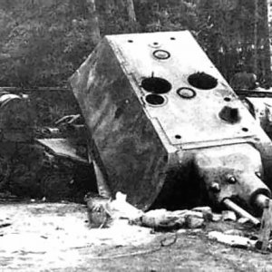 Destroyed Panzerkampfwagen VIII Maus