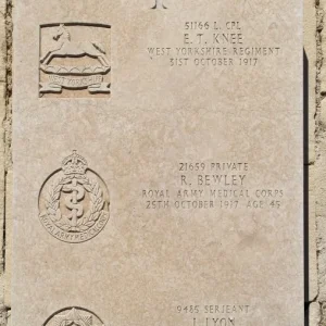 Edward John KNEE.   Robert BEWLEY.   James LYON.