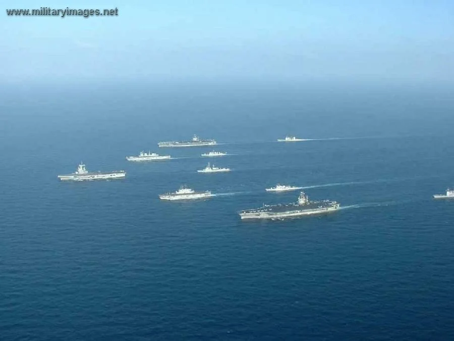 A Coalition Carrier Force moves to the persian Gulf.