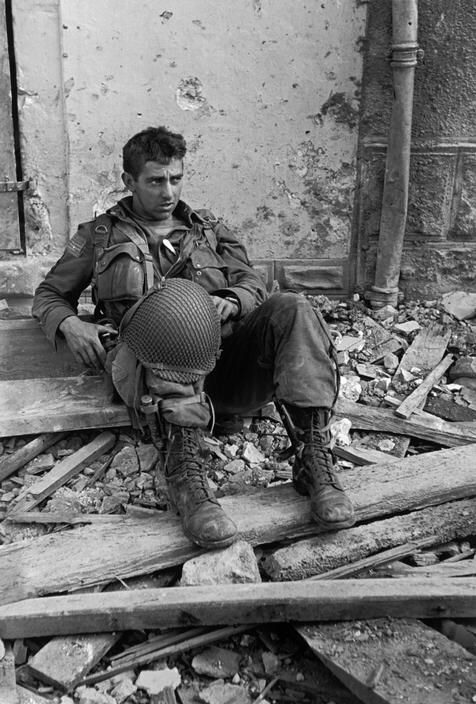 A U.S. trooper of the 82nd Airborne Division