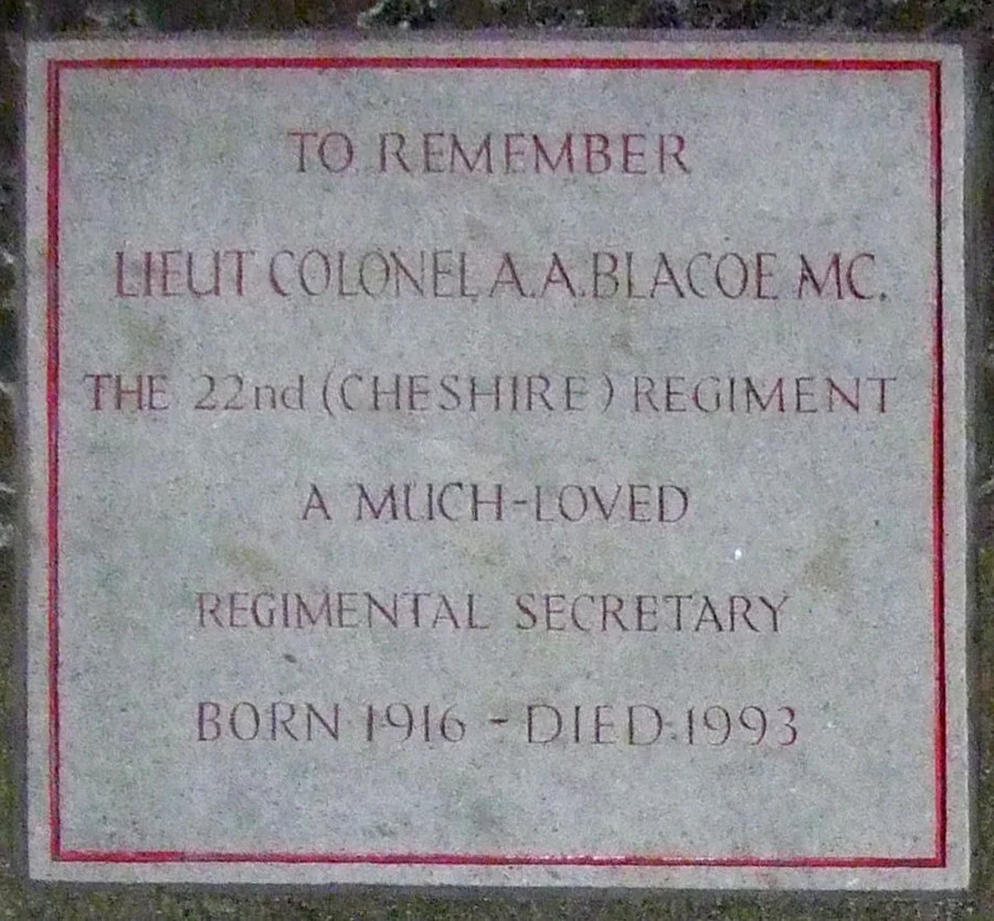 Alexander Arthur BLACOE. M.C.
