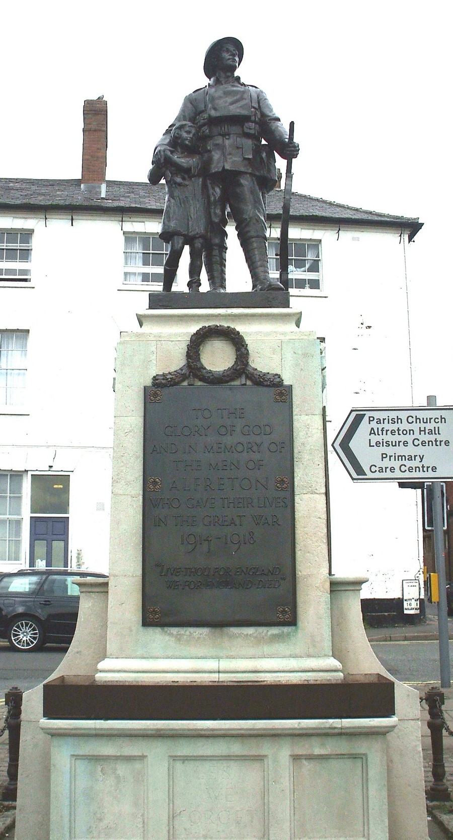 Alfreton War Memorial, Derbyshire.