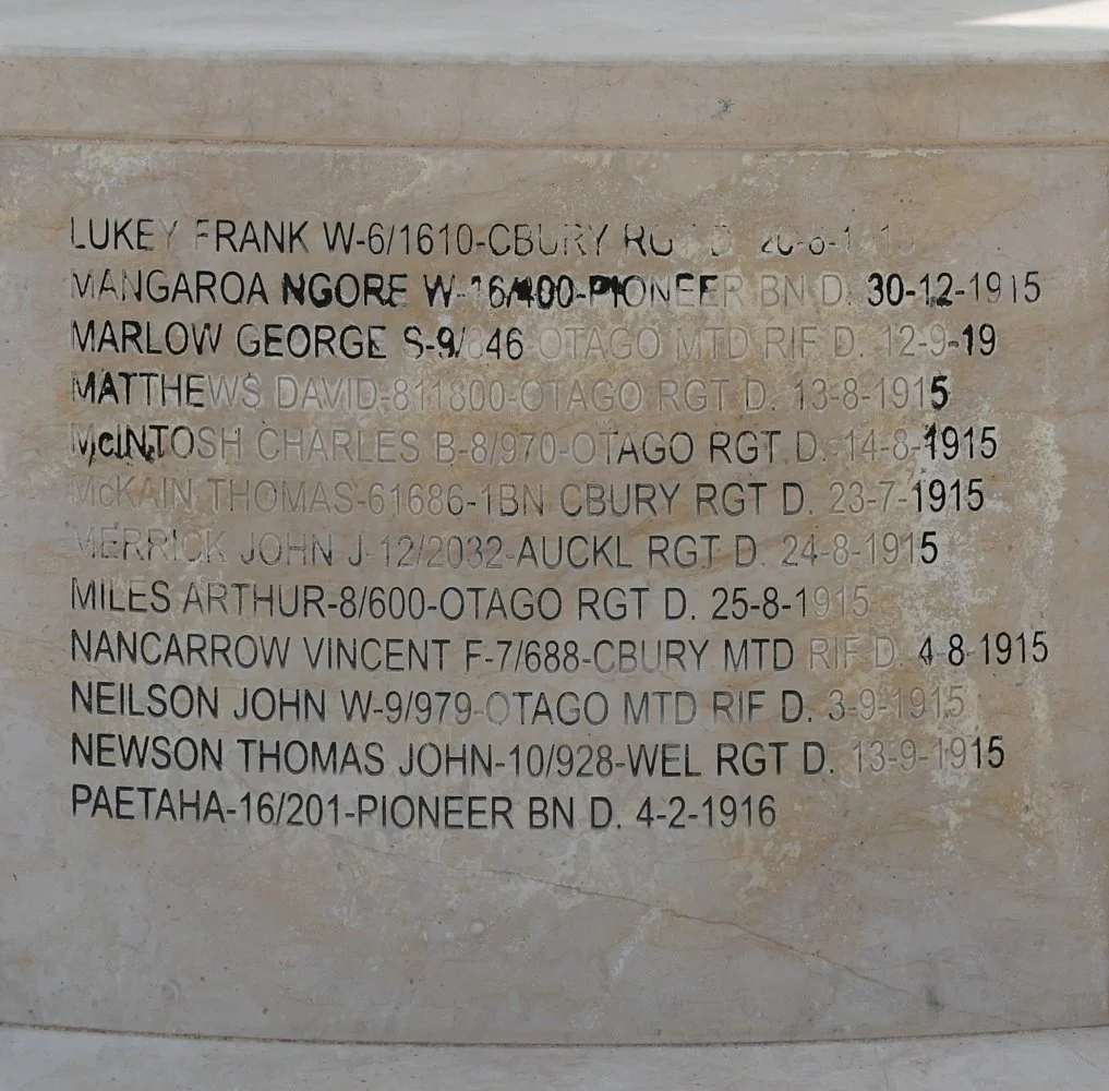 Anzac Memorial at the Argotti Botanical Gardens in Floriana, Malta