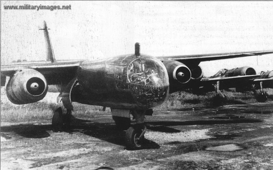 Arado 234B abandoned at a German airfield Apr 1945