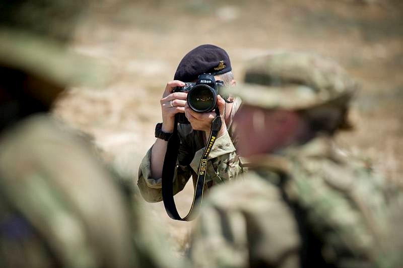 Army photographer - Media Operations Group