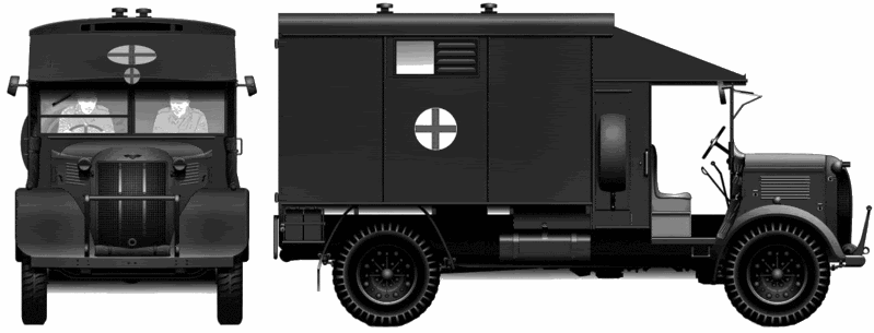 Austin K2/Y 2-ton 4x2 Ambulance