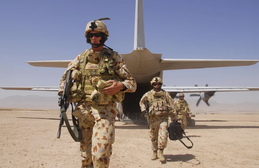 Australian Reconstruction Task Force soldiers