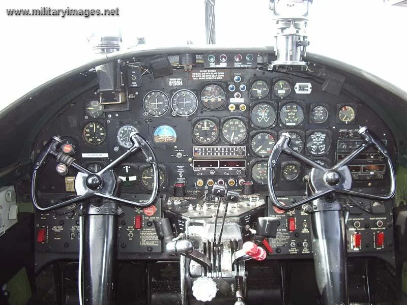 Cockpit of the North American B-25 Mitchell Medium Bomber &#8230; | Flickr