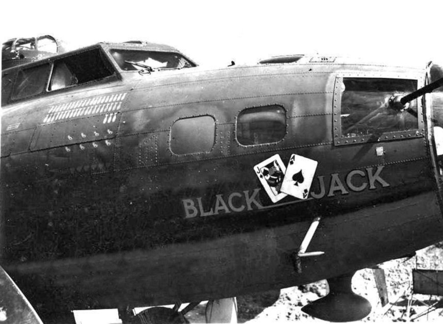B17 Bomber Black Jack