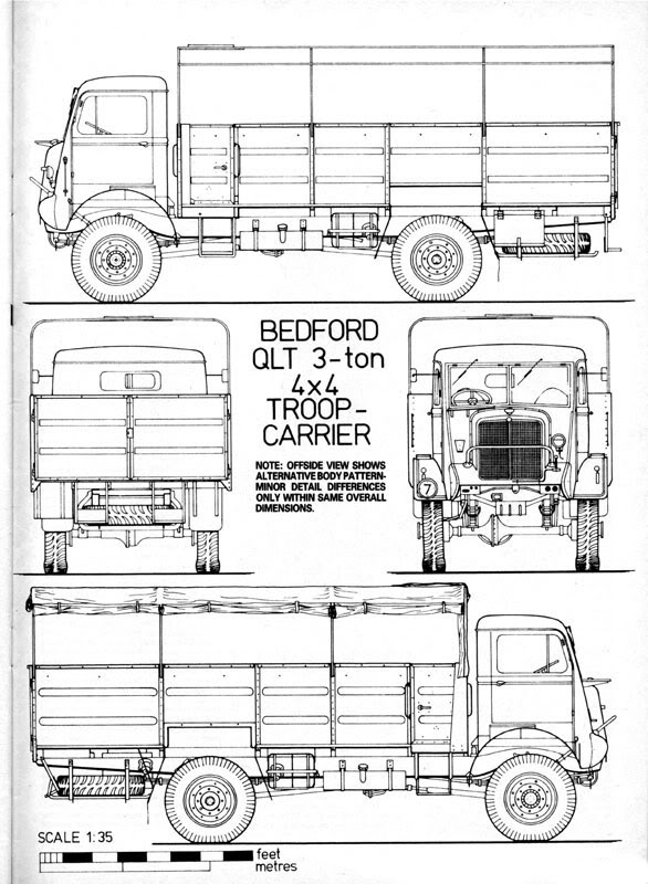Bedford QLT 4x4 truck