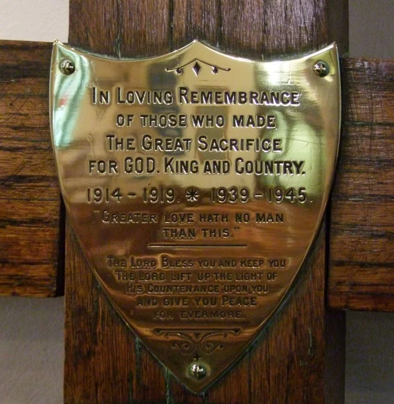 Beetham Church War Memorial Cross