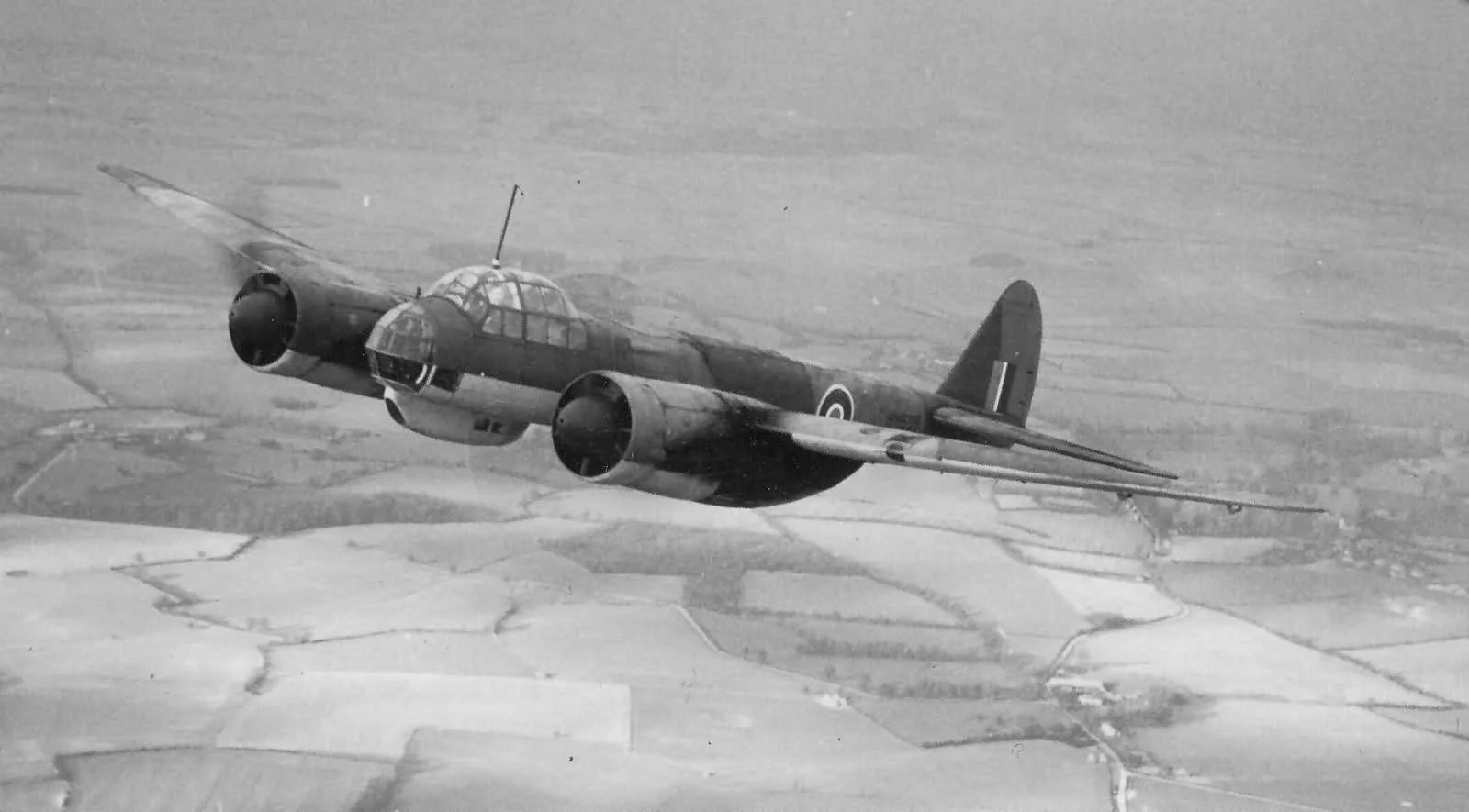 British Ju 88A In Flight Over England